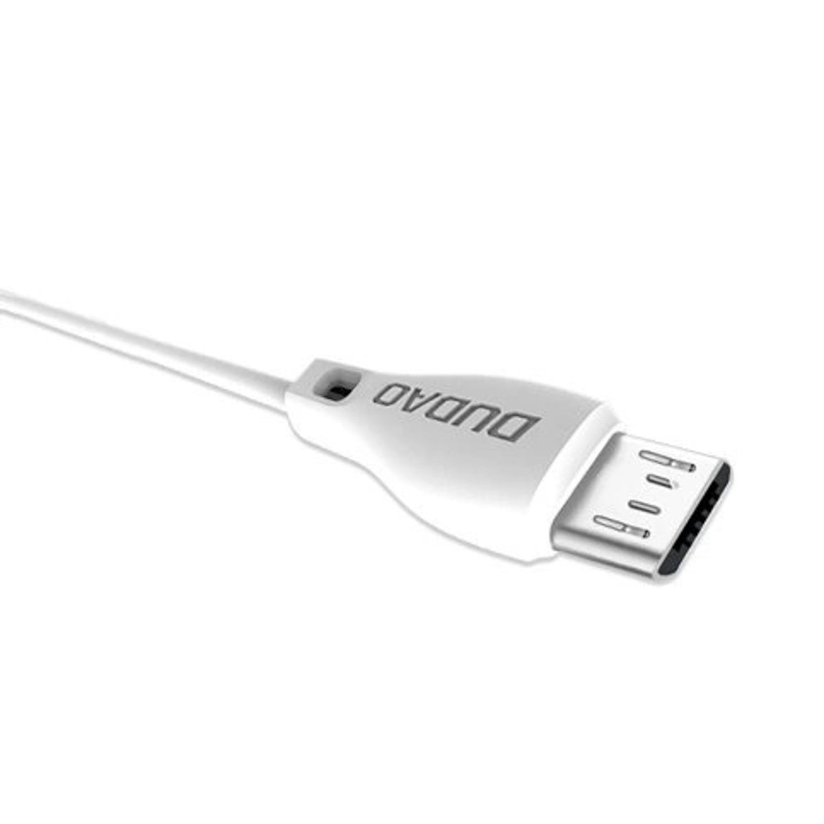 Dudao L4M USB-A - MicroUSB 2.4 A laidas 1m - baltas