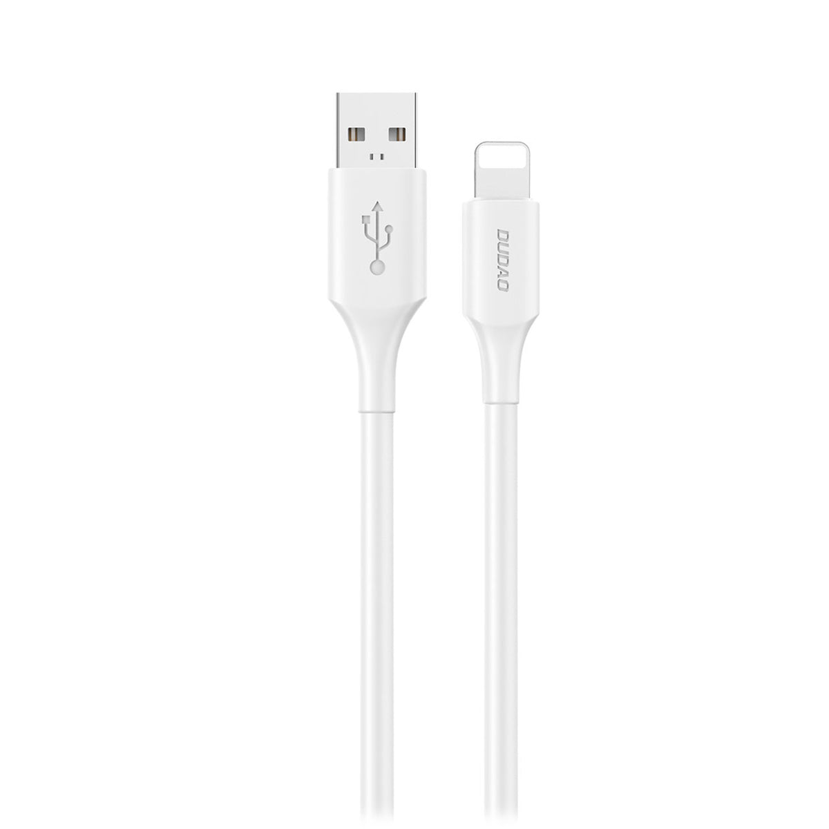 Dudao L2sL USB-A - Lightning 6A laidas 1.2m - baltas -- Cell phone cables
