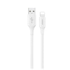 Dudao L2sL USB-A - Lightning 6A laidas 1.2m - baltas -- Cell phone cables