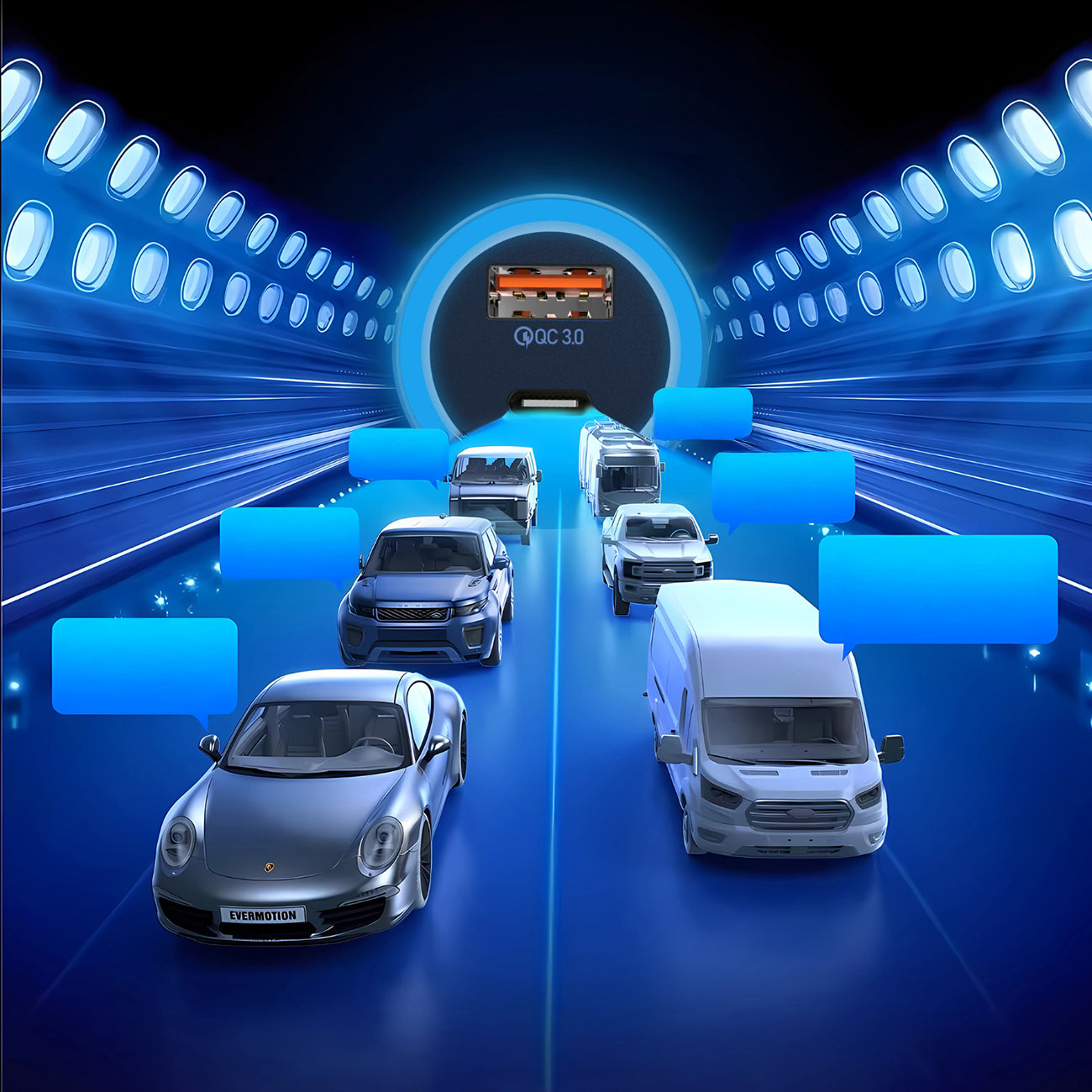 Dudao automobilių įkroviklis R4Ultra 120W Power Delivery Quick Charge LED USB-A USB-C, pilkas