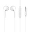 Dudao X10S laidinės į ausis įdedamos ausinės 3,5 mm mini lizdas 1,15 m - balta