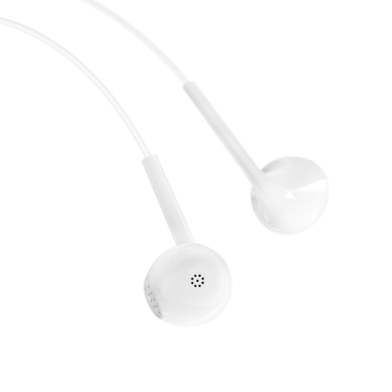 Dudao X10S laidinės į ausis įdedamos ausinės 3,5 mm mini lizdas 1,15 m - balta