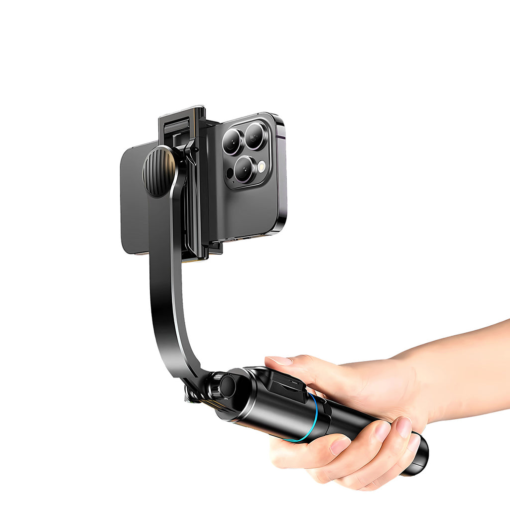 Selfie lazdelė Dudao F18S 4-in-1 sulankstomas trikojis su nuotolinio valdymo pulteliu – juoda -- Selfie Sticks & Tripods