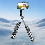 Selfie lazdelė Dudao F18S 4-in-1 sulankstomas trikojis su nuotolinio valdymo pulteliu – juoda -- Selfie Sticks & Tripods