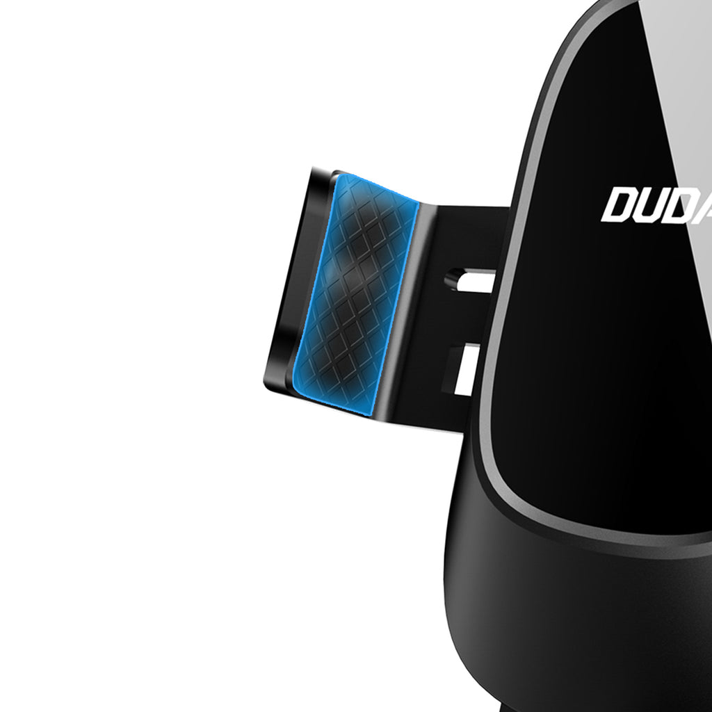 Dudao F5N+ gravitacinis automobilinis laikiklis su siurbtuku priekiniam stiklui arba prietaisų skydeliui, juodas