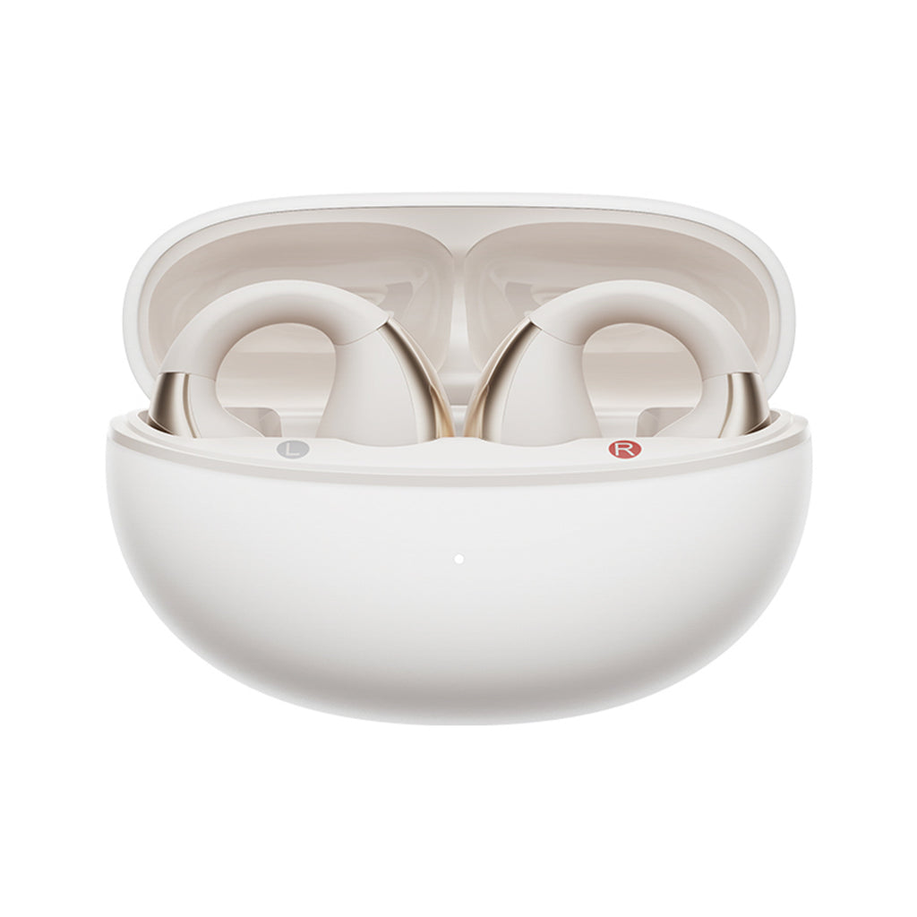 OWS QCY Crossky C30 Ausinės su Spaustuku IPX4 Bluetooth 5.4 - Baltos -- Headphones