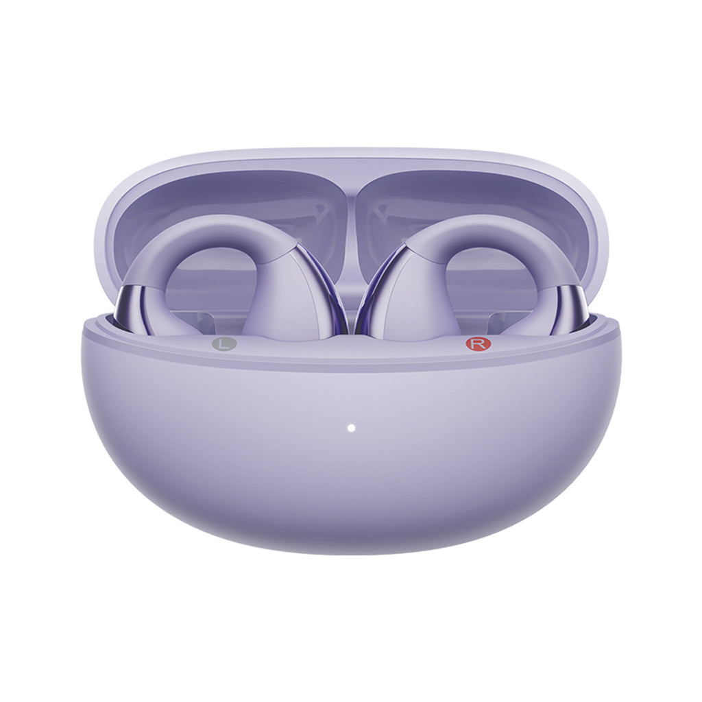 OWS QCY Crossky C30 Ausinės su Spaustuku IPX4 Bluetooth 5.4 - Violetinės -- Headphones