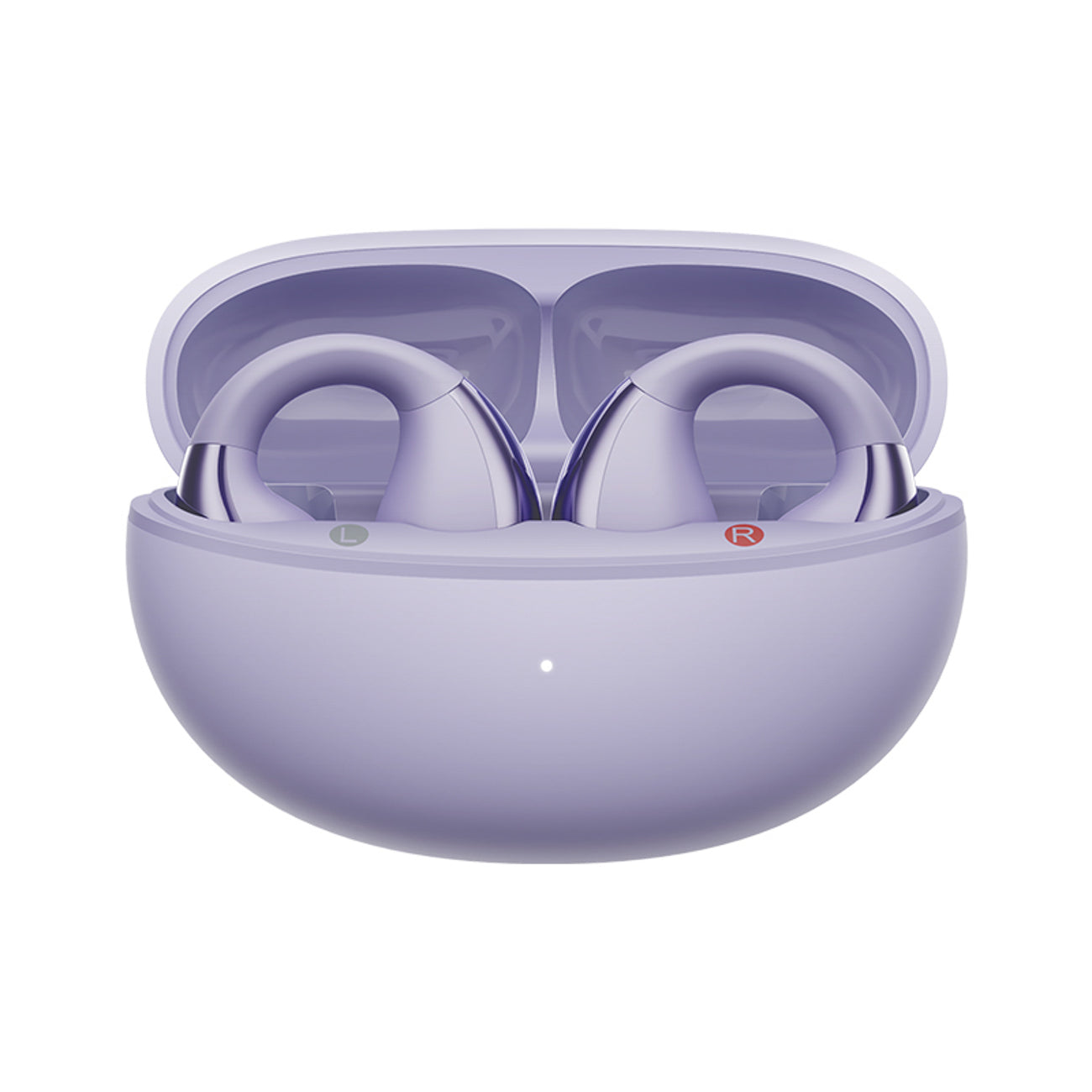 OWS QCY Crossky C30 Ausinės su Spaustuku IPX4 Bluetooth 5.4 - Violetinės -- Headphones