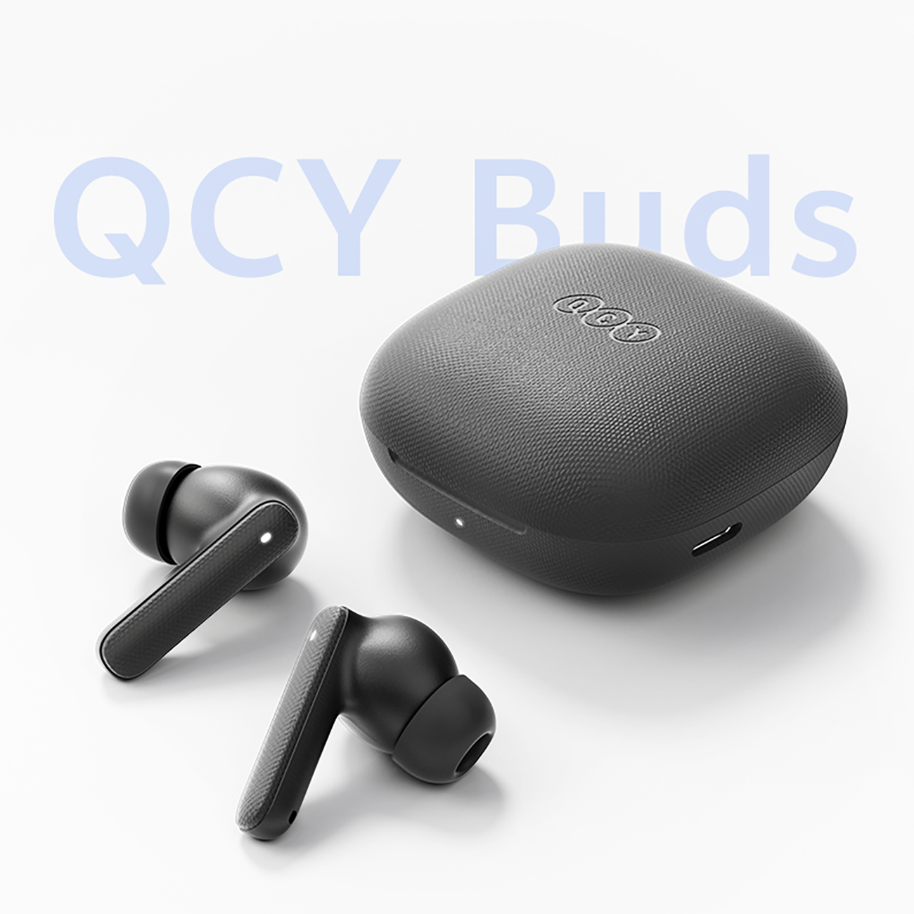 QCY Buds TWS IPX4 Bluetooth 5.4 Į Ausį Dedamos Ausinės - Pilkos -- Headphones