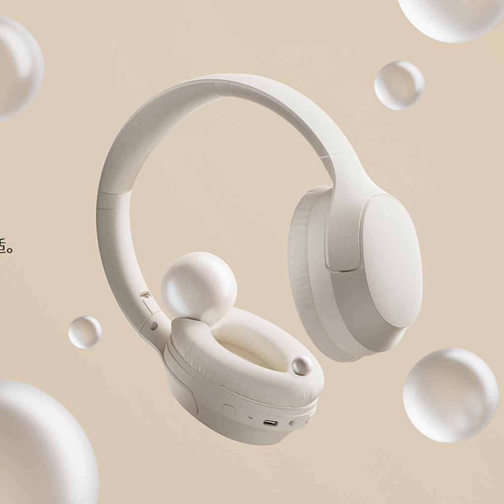 QCY H2 Pro ENC Bluetooth 5.3 apgaubiančios ausinės - Baltos -- Headphones