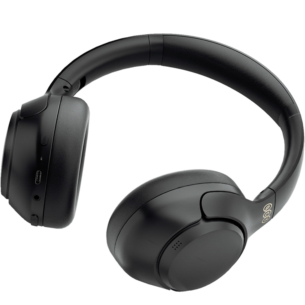 QCY H3 ant ausinės uždedamos ausinės su ANC ir Bluetooth 5.4 – juodos