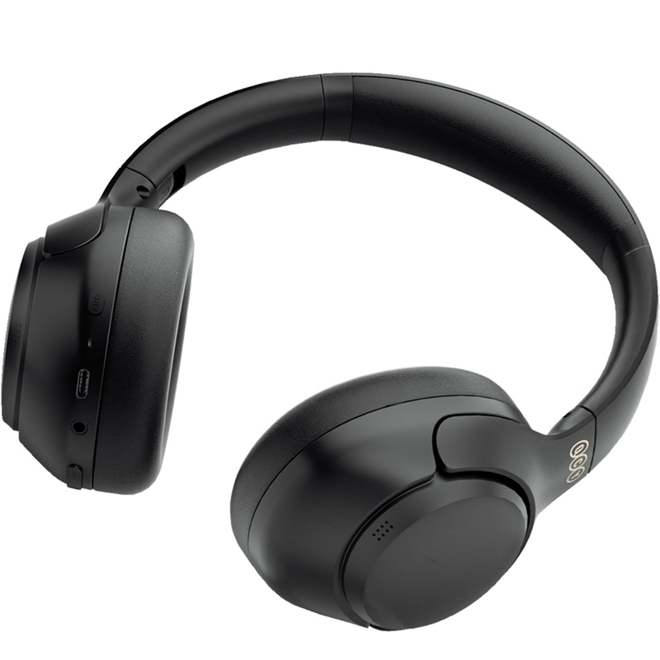 QCY H3 ant ausinės uždedamos ausinės su ANC ir Bluetooth 5.4 – juodos