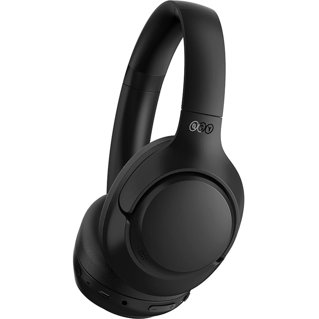 QCY H3 ant ausinės uždedamos ausinės su ANC ir Bluetooth 5.4 – juodos