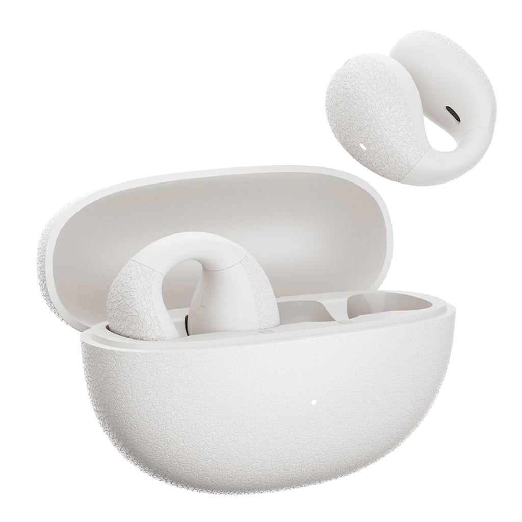 OWS QCY Crossky C10 ausinės su ENC segtuku IPX5 Bluetooth 5.4 - Baltos -- Headphones