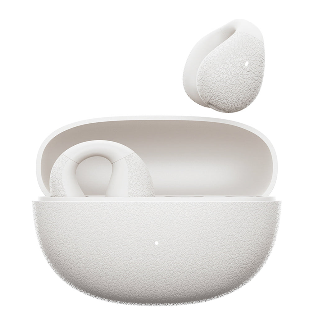 OWS QCY Crossky C10 ausinės su ENC segtuku IPX5 Bluetooth 5.4 - Baltos -- Headphones