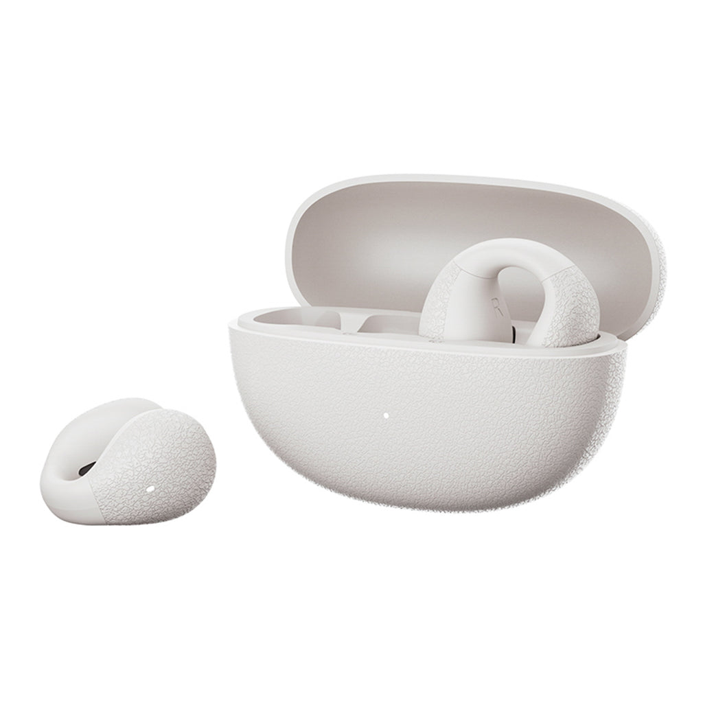 OWS QCY Crossky C10 ausinės su ENC segtuku IPX5 Bluetooth 5.4 - Baltos -- Headphones