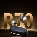 OWS QCY Crossky R70 LDAC IPX5 ausinės su ausų kabliukais – juodos