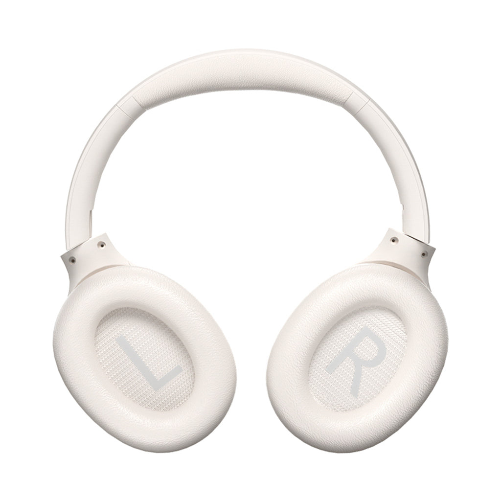 QCY H3 Lite apgaubiančios ausinės su ANC ir Bluetooth 5.3 - Baltos -- Headphones