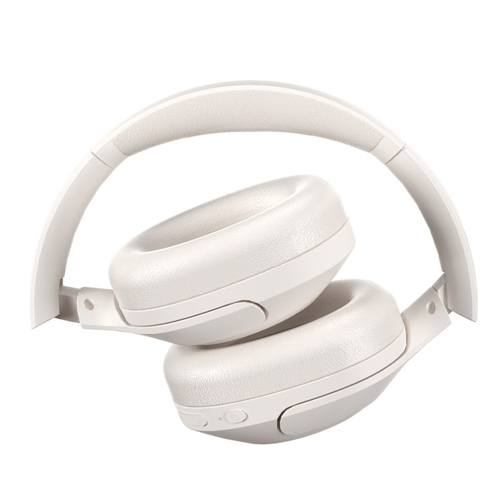 QCY H3 Lite apgaubiančios ausinės su ANC ir Bluetooth 5.3 - Baltos -- Headphones