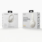 QCY H3 Lite apgaubiančios ausinės su ANC ir Bluetooth 5.3 - Baltos -- Headphones