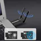 Wozinsky WAX-1800 dvibendės belaidės USB 3.0 WiFi 6 adapteris - juodas -- Network Adapters