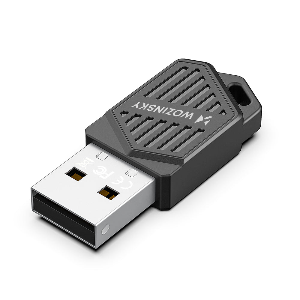 Wozinsky WAX-900 Dvigubos juostos USB Wi-Fi 6 adapteris su Bluetooth 5.4 - Juodas -- Network Adapters