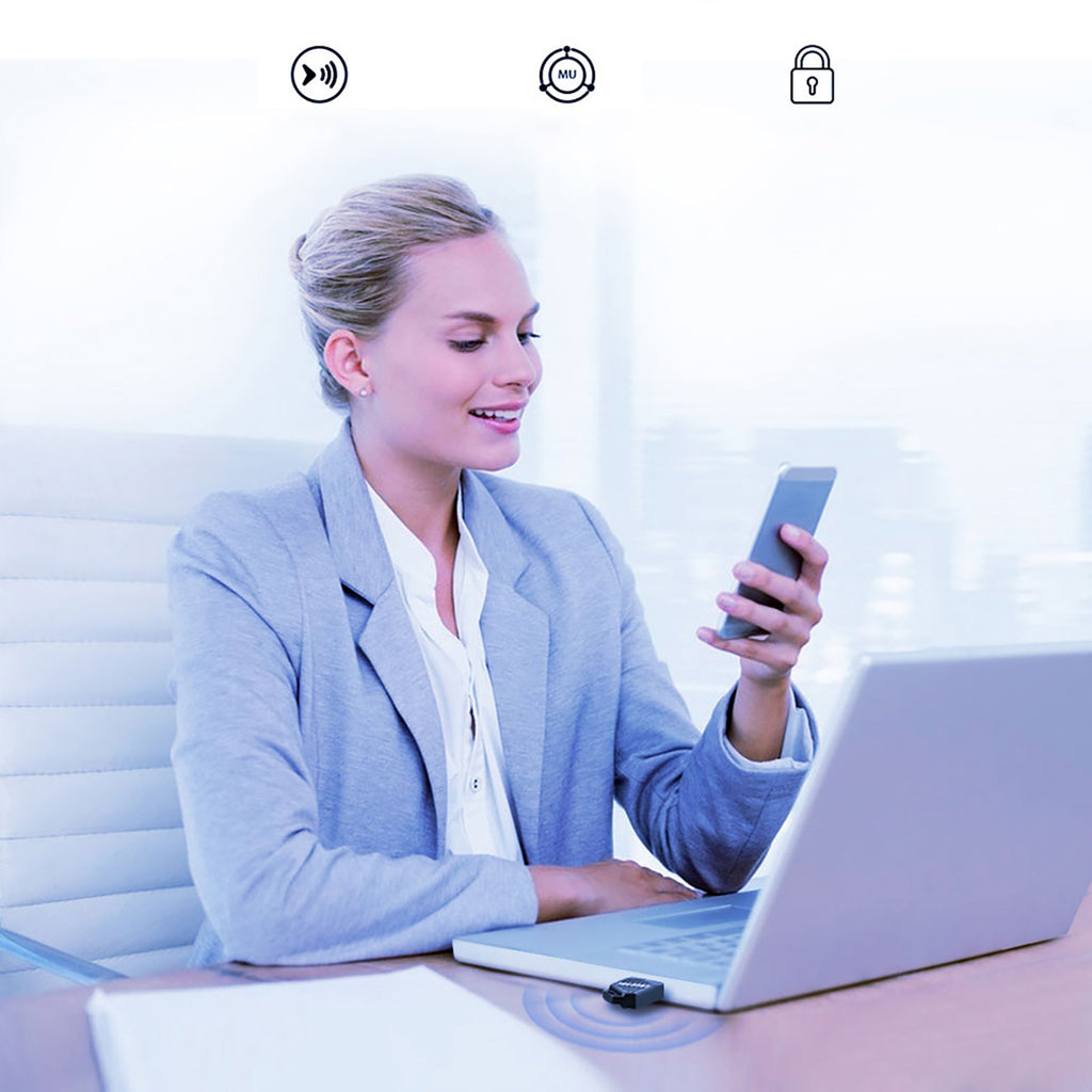 Wozinsky WAX-900 Dvigubos juostos USB Wi-Fi 6 adapteris su Bluetooth 5.4 - Juodas -- Network Adapters
