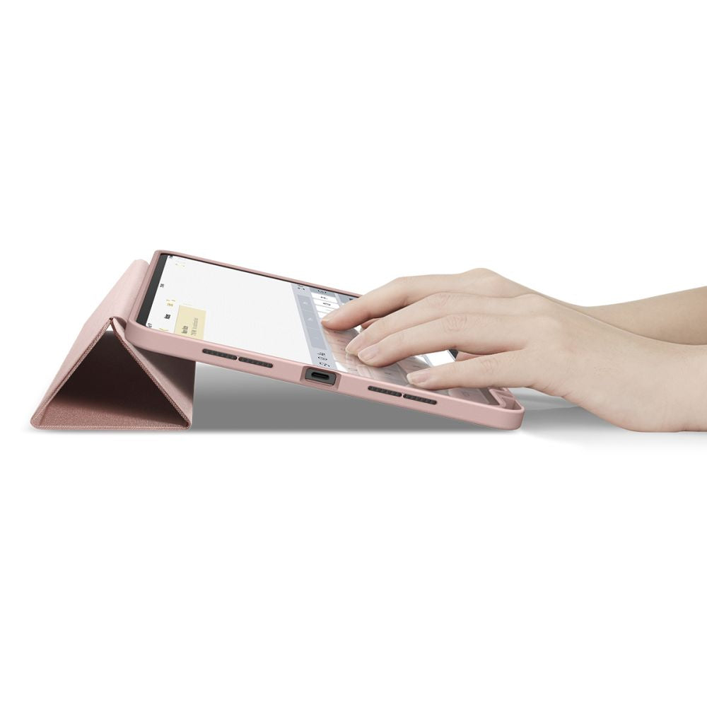 Spigen Urban Fit dėklas, skirtas iPad Pro 11" 5 / 6 / 2024-2025 - rožinė