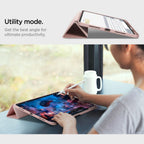 Spigen Urban Fit dėklas, skirtas iPad Pro 11" 5 / 6 / 2024-2025 - rožinė