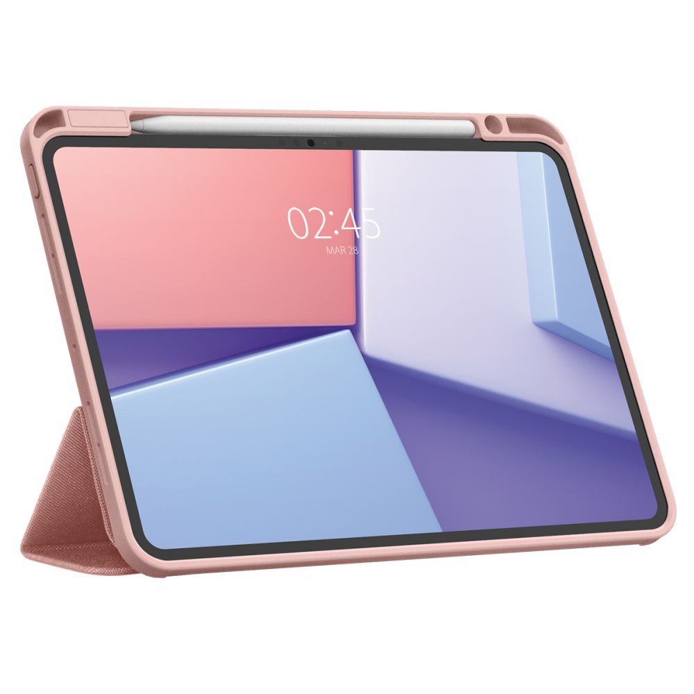 Spigen Urban Fit dėklas, skirtas iPad Pro 11" 5 / 6 / 2024-2025 - rožinė