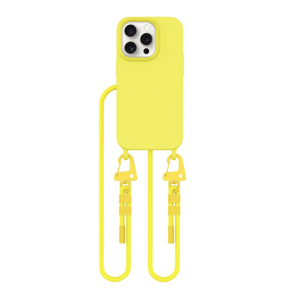 Tech-Protect Magnecklace MagSafe dėklas iPhone 14 Pro – geltonas -- iPhone 14 Pro