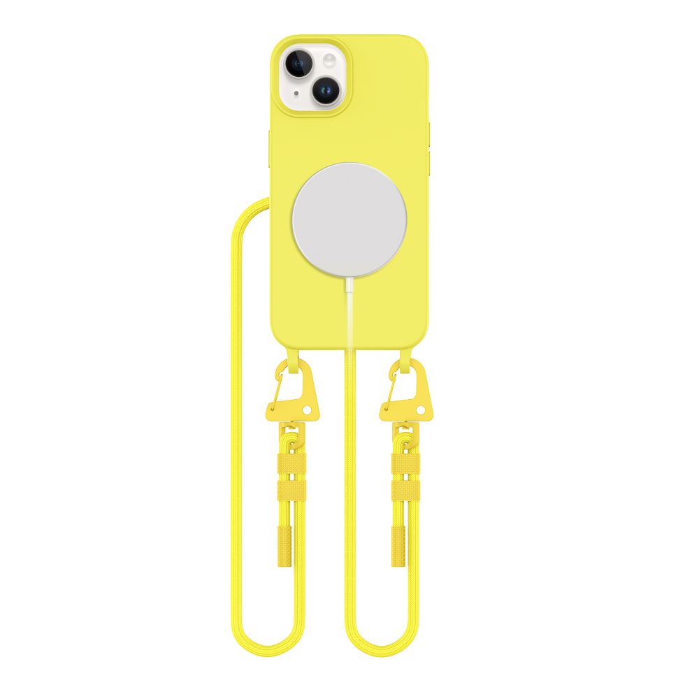 Tech-Protect Magnecklace MagSafe dėklas iPhone 13 – geltonas -- iPhone 13