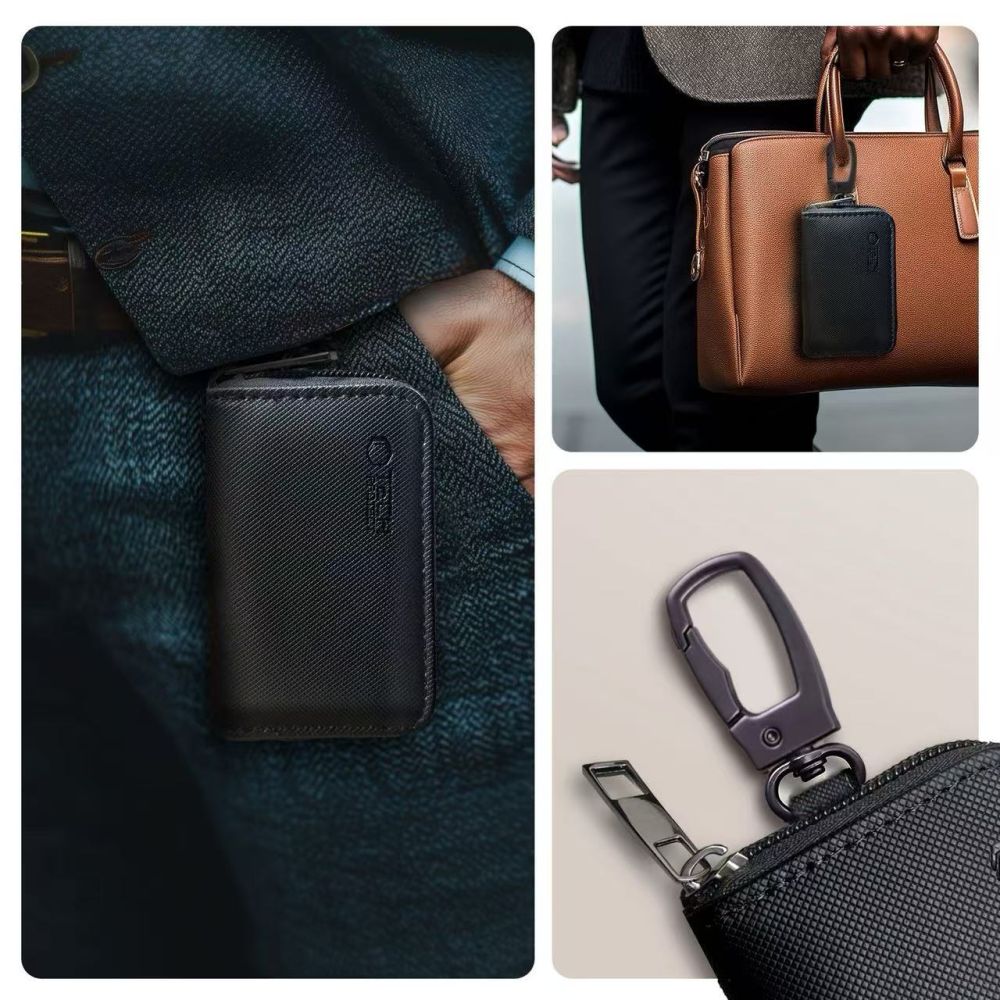 Techniškai apsaugotas KLR300 Apsaugos nuo vagystės automobilio raktų dėklas – juodas -- Cell phone cases and covers