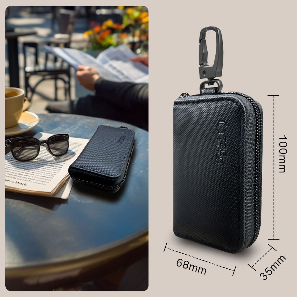 Techniškai apsaugotas KLR300 Apsaugos nuo vagystės automobilio raktų dėklas – juodas -- Cell phone cases and covers