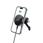 Tech-Protect automobilinis magnetinis MagSafe laikiklis mm15W-V5 oro grotelėms - juodas -- Cell phone holders