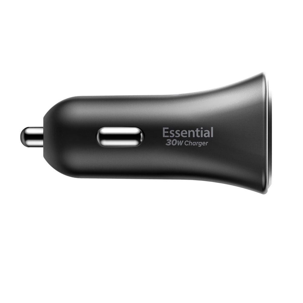 Spigen automobilinis įkroviklis Essential EV301 30W - juodas