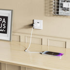Tech-Protect sieninis įkroviklis NC20W su 100 cm USB-C / Lightning laidu - baltas -- Cell phone chargers