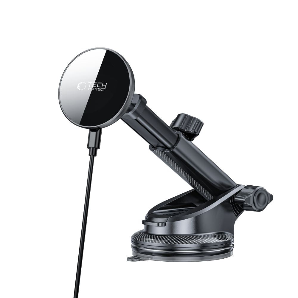 Tech-Protect automobilinis magnetinis MagSafe laikiklis mm15W-V10 prietaisų skydeliui/priekiniam stiklui/oro grotelių...