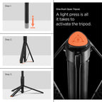 Spigen S541W Bluetooth Selfie Lazdelė – Juoda -- Selfie Sticks & Tripods