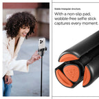 Spigen S541W Bluetooth Selfie Lazdelė – Juoda -- Selfie Sticks & Tripods