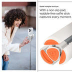 Spigen S541W Bluetooth Selfie Lazdelė – Balta -- Selfie Sticks & Tripods