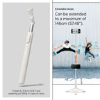 Spigen S541W Bluetooth Selfie Lazdelė – Balta -- Selfie Sticks & Tripods