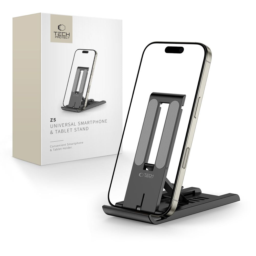 Tech-Protect Z5 išmaniojo telefono ir planšetės stovas - juodas -- Phone stands