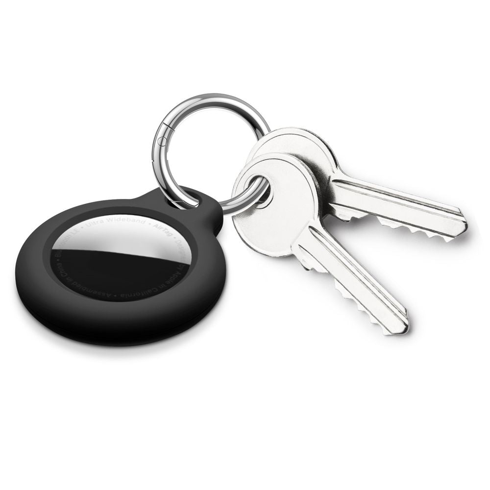 Tech-Protect Rough raktų pakabukas AirTag 1/2 (4 vnt.) – juodas -- Apple AirTag