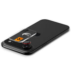 Spigen Optik Pro L-Series 2 vnt. objektyvo stikliukai iPhone Air – juodi/raudoni
