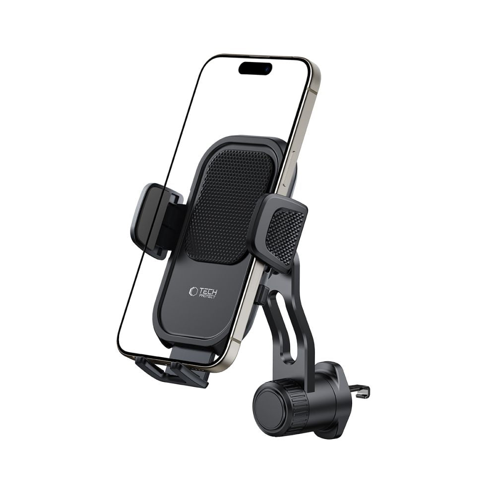 Tech-Protect V8 automobilinis laikiklis oro grotelėms - juodas -- Cell phone holders