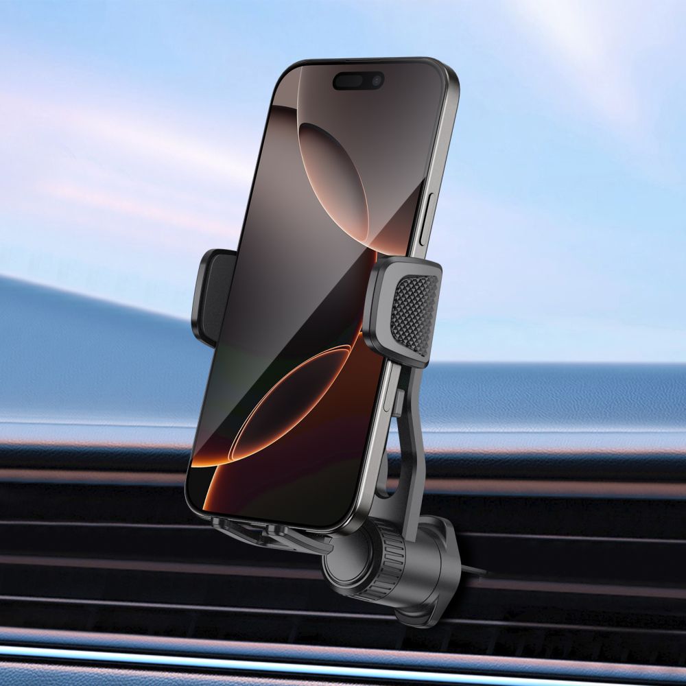 Tech-Protect V8 automobilinis laikiklis oro grotelėms - juodas -- Cell phone holders