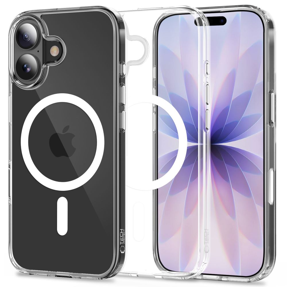 Tech-Protect Flexair MagSafe dėklas iPhone 17 – skaidrus -- iPhone 17