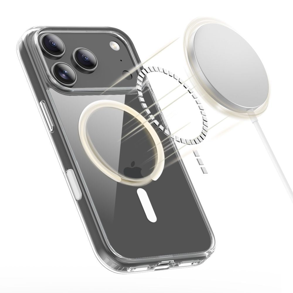 Skaidrus MagSafe dėklas iPhone 17 Pro „Tech-Protect Flexair“ -- iPhone 17 Pro