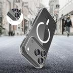 Skaidrus MagSafe dėklas iPhone 17 Pro „Tech-Protect Flexair“ -- iPhone 17 Pro